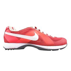 Nike Women's 8.5 Hyperfuse Lunar Summer Lite Red Orange Golf Shoes 483325-600